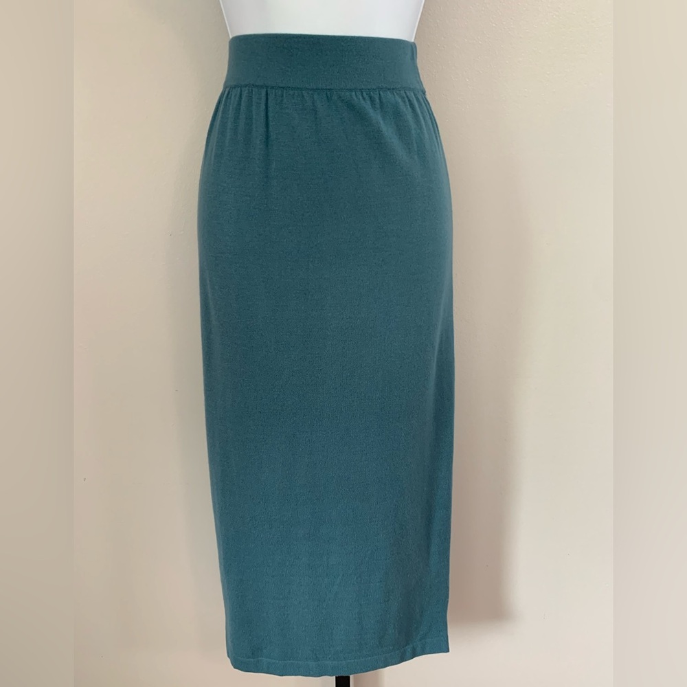 NWOT Shein Teal Midi Skirt